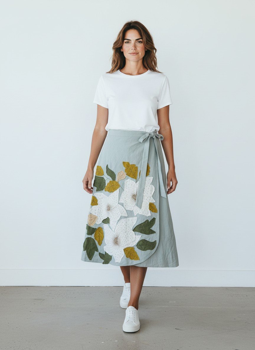 Stargaze Lily Wrap-around Skirt