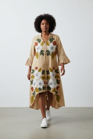 Stargaze Lily Midi dress with drawstring