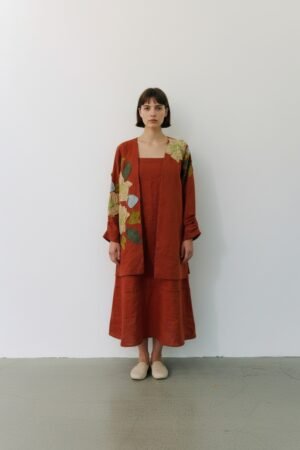 Stargaze Lily Jacket with co-ordinated solid midi dress